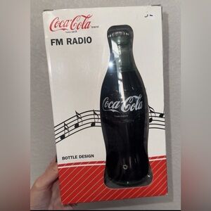 Vintage Coca Cola bottle FM Radio 1994 New in Box, Tested And Works